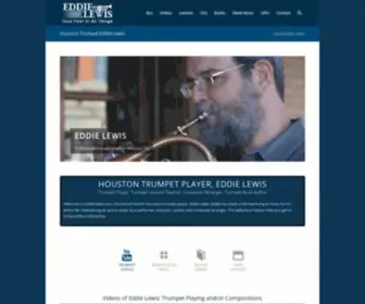 Eddielewis.com(Houston Trumpet Eddie Lewis) Screenshot