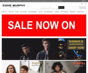 Eddiemurphy.ie(Eddie Murphy Menswear & Dress Hire) Screenshot