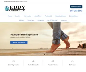 Eddychiropractic.com(Canyon Country Chiropractor. Dr. Christopher Eddy Eddy) Screenshot