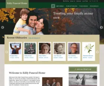 Eddyfuneralhome.com(Eddy Funeral Home) Screenshot