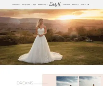 Eddyk.com(Eddy K Bridal Gowns) Screenshot