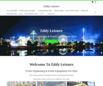 Eddyleisure.com(Event Equipment Hire Across The UK) Screenshot