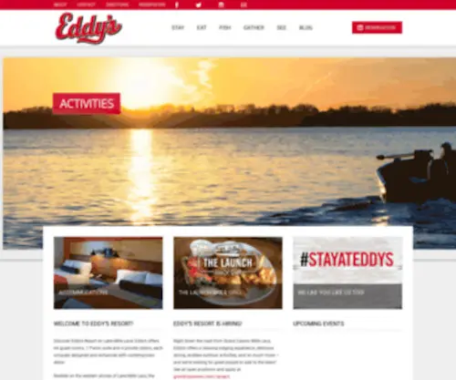 Eddysresort.com(Eddy's Resort) Screenshot