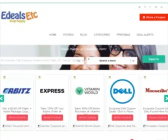 Edealsetc.com(Coupon Codes) Screenshot