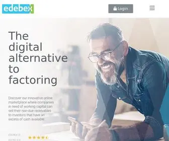 Edebex.com(The digital alternative to factoring) Screenshot