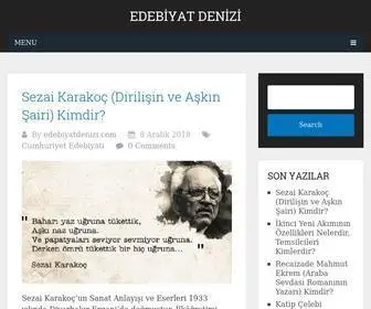 Edebiyatdenizi.com(EDEBİYAT DENİZİ) Screenshot