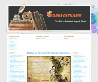 Edebiyatname.com(Anasayfa) Screenshot