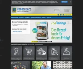 Edeka-Foodservice.de(Edeka foodservice bietet gewerbekunden aus gastronomie) Screenshot