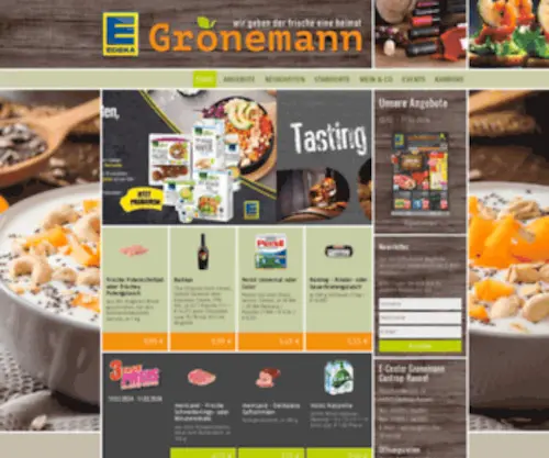 Edeka-Gronemann.de(EDEKA Gronemann) Screenshot