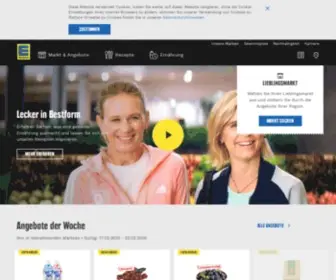 Edeka.de(Willkommen bei) Screenshot