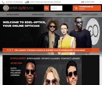 Edel-Optics.ca(Your online optician) Screenshot