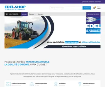 Edel.fr(Pièces Détachées Tracteur Agricole) Screenshot