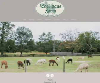 Edelhausalpacas.com(Edel Haus Alpaca Farm) Screenshot