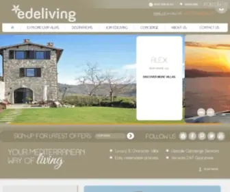 Edeliving.com(Private villas) Screenshot