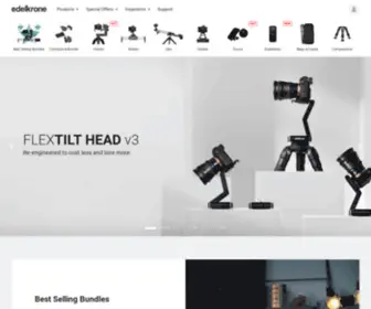 Edelkrone.com(Explore & shop the smartest and most portable filmmaking solutions at edelkrone®) Screenshot