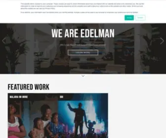 Edelman.co.uk(Home) Screenshot