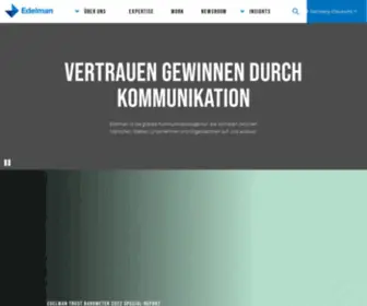 Edelman.de(Edelman Deutschland) Screenshot