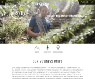 Edelrid.com(Creative Technology) Screenshot