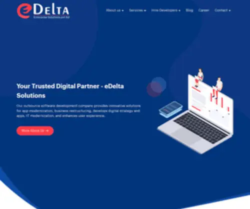 Edeltaes.com(EDelta Enterprise Solutions) Screenshot