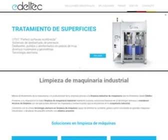 Edeltec.com(Limpieza de maquinaria industrial para todos sectores) Screenshot