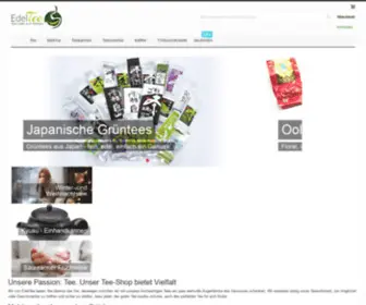 Edeltee.de(Tee-Shop EdelTee) Screenshot