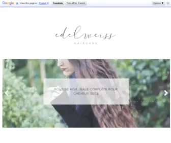 Edelweiss-Cheveux.com(Edelweiss Cheveux) Screenshot