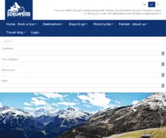 Edelweissbike.com(EDELWEISS BIKE TRAVEL) Screenshot