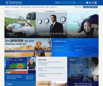 Edelweissfin.com(The Edelweiss Group) Screenshot