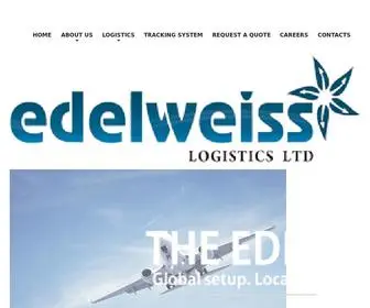 Edelweisslogistics.com(Edelweiss logistics LTD) Screenshot