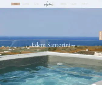 Edemsantorini.com(Edem Santorini Luxury Hotel) Screenshot