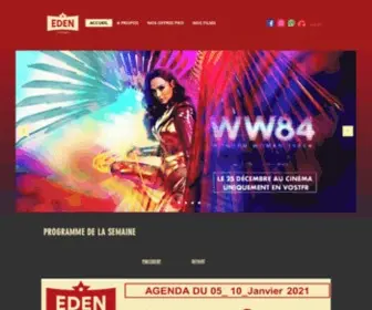 Eden-Cinema.fr(Cinema Eden Douala) Screenshot