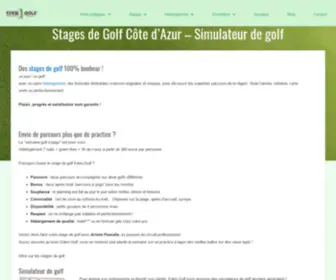 Eden-Golf.com(STAGE DE GOLF) Screenshot