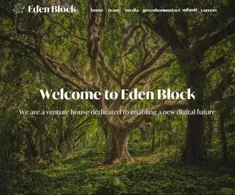 Edenblock.com(Blockchain Venture Capital) Screenshot