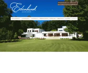 Edenbrook.co.za(Edenbrook Manor House) Screenshot