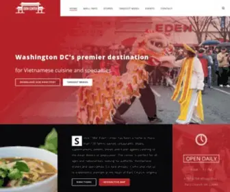 Edencenter.com(Vietnamese Restaurant in Falls Church VA) Screenshot