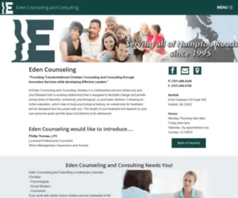 Edencounseling.com(Christian Counseling) Screenshot