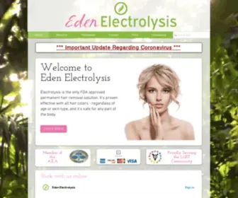 Edenelectrolysis.com(Eden Electrolysis. Electrolysis) Screenshot