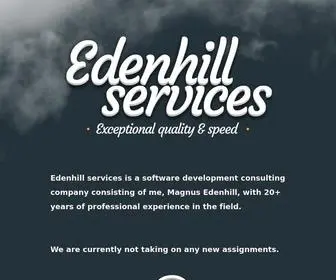 Edenhill.se(Edenhill services) Screenshot