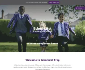 Edenhurst.co.uk(Edenhurst Preparatory School) Screenshot