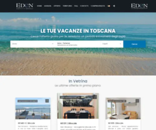 Edenimmobiliare.com(Vacanze San Vincenzo Toscana) Screenshot