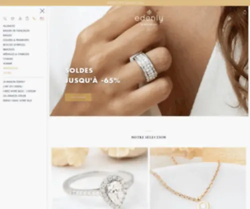 Edenly.com(Bijoux or et diamants au meilleur prix) Screenshot