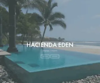 Edenmex.com(Hacienda Eden) Screenshot