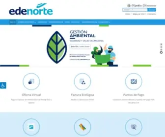 Edenorte.com.do(EDENORTE DOMINICANA S.A) Screenshot