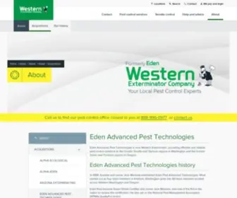 Edenpest.com(Eden Advanced Pest Technologies) Screenshot
