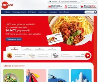 Edenred.com.tr(Türkiye’nin En Çok Tercih Edilen Yemek Kartı) Screenshot