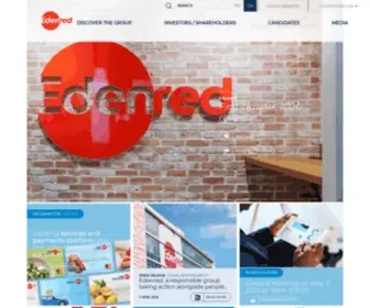 Edenred.com(Site institutionnel du groupe Edenred) Screenshot