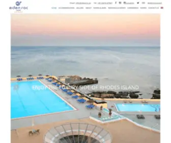 Edenroc.gr(Rhodes Resort Hotel) Screenshot