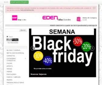 Edentallasgrandes.com(EDEN MODA tallas grandes) Screenshot