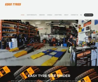 Edentyres.co.nz(Eden Tyres) Screenshot