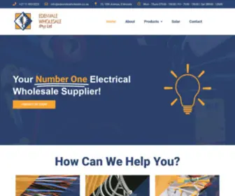 Edenvalewholesale.co.za(Your number one electrical supplier) Screenshot